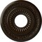 Ekena Millwork Lauren Ceiling Medallion (Fits Canopies up to 6 1/4"), 20 5/8"OD x 6 1/4"ID x 1 3/8"P, Bronze CM20LNBZS - alternate 1